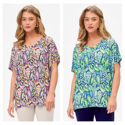 Dear Scarlett Paisley Sadie Top-Womens-Authentically Radd Women's Online Boutique in Endwell, New York