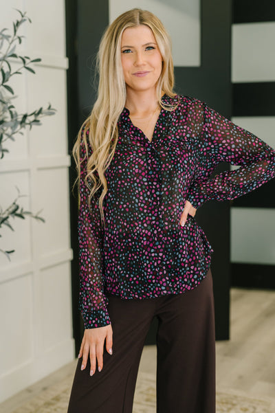 Doing the Most Polka Dot Blouse-Womens-Authentically Radd Women's Online Boutique in Endwell, New York