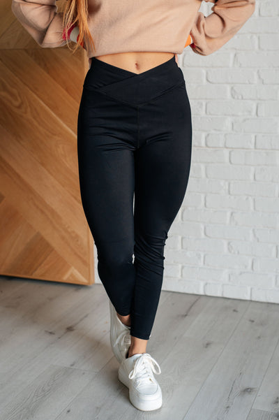 Do The Most V Front Leggings-Athleisure-Authentically Radd Women's Online Boutique in Endwell, New York