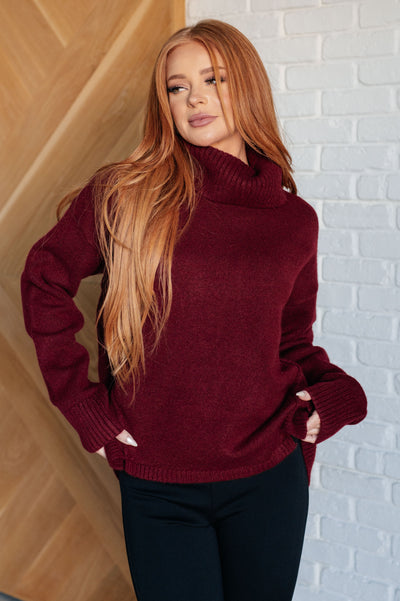 Envelop Me Turtleneck Sweater-Tops-Authentically Radd Women's Online Boutique in Endwell, New York