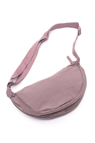 Essentially Everything Round Mini Crossbody Bag in Lavender-Accessories-Authentically Radd Women's Online Boutique in Endwell, New York