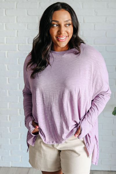 Face It Together Step Hem Pullover-Tops-Authentically Radd Women's Online Boutique in Endwell, New York