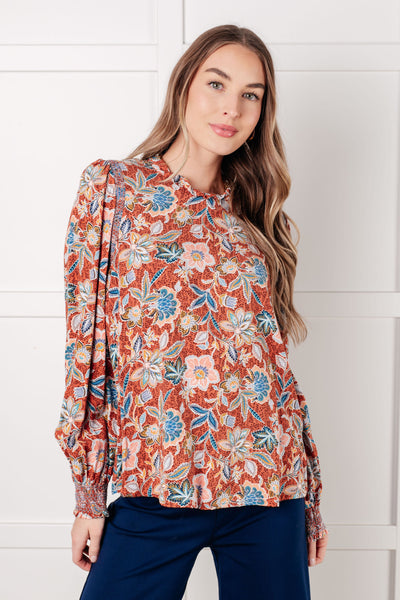 Floral Delight Blouse-Blouses-Authentically Radd Women's Online Boutique in Endwell, New York