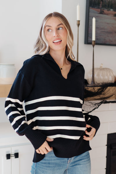 From Here On Out Striped Sweater-Tops-Authentically Radd Women's Online Boutique in Endwell, New York