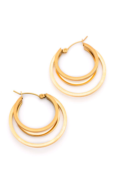 Get In Line Hoop Earrings-Accessories-Authentically Radd Women's Online Boutique in Endwell, New York