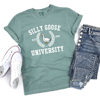 Silly Goose University Graphic Tee-Womens-Authentically Radd Women's Online Boutique in Endwell, New York