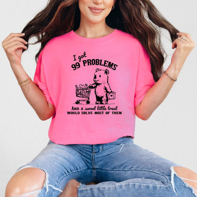 99 Problems Graphic Tee-Womens-Authentically Radd Women's Online Boutique in Endwell, New York