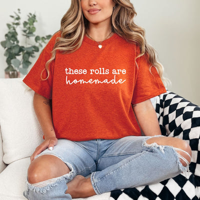 These Rolls Are Homemade Graphic Tee-Womens-Authentically Radd Women's Online Boutique in Endwell, New York