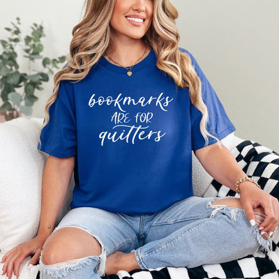 Bookmarks Are For Quitters Graphic Tee-Womens-Authentically Radd Women's Online Boutique in Endwell, New York