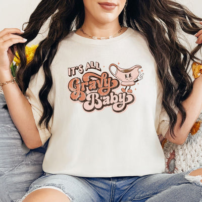 It's All Gravy Graphic Tee-Womens-Authentically Radd Women's Online Boutique in Endwell, New York