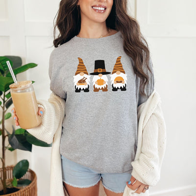 Thanksgiving Gnomes Graphic Tee-Womens-Authentically Radd Women's Online Boutique in Endwell, New York