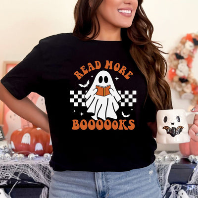 Read More Booooks Graphic Tee-Womens-Authentically Radd Women's Online Boutique in Endwell, New York