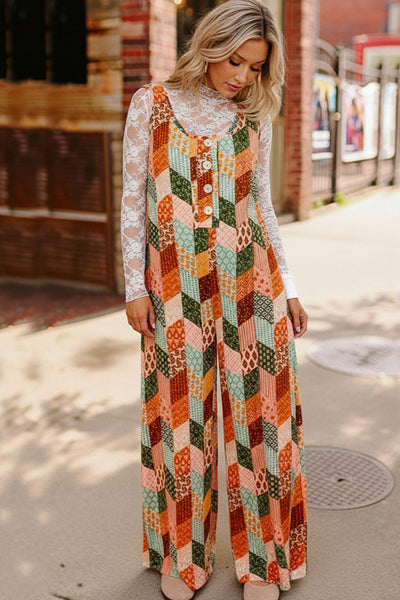 A Cozy Quilt Jumpsuit-Authentically Radd Women's Online Boutique in Endwell, New York