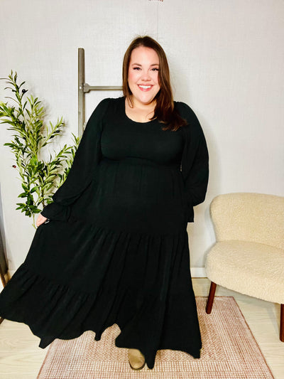 Black Magic Maxi Dress-Authentically Radd Women's Online Boutique in Endwell, New York