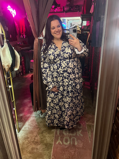 Blue Orchid Romance Maxi-Authentically Radd Women's Online Boutique in Endwell, New York