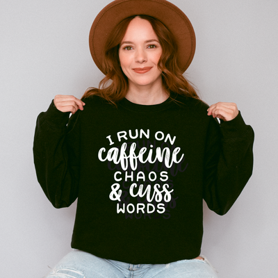 I run on caffeine chaos & cuss words-Authentically Radd Women's Online Boutique in Endwell, New York