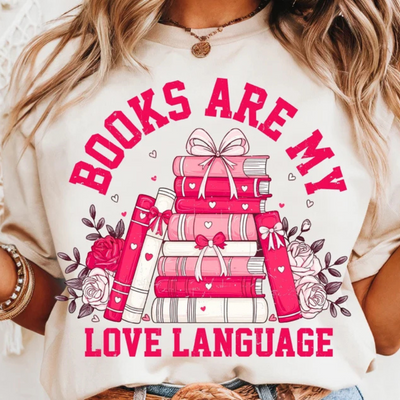 Books are my love language (Copy)-TOP-Authentically Radd Women's Online Boutique in Endwell, New York