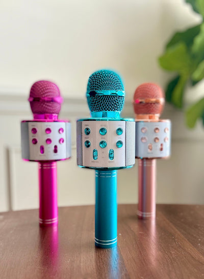 Rockstar Karaoke Microphone in Assorted Colors-Womens-Authentically Radd Women's Online Boutique in Endwell, New York