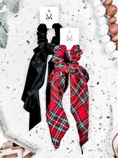 Holiday Knot Scrunchie-Hair Ties-Authentically Radd Women's Online Boutique in Endwell, New York