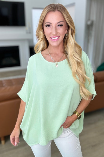 Feels Like Me Dolman Sleeve Top in Sage-Tops-Authentically Radd Women's Online Boutique in Endwell, New York