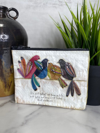 Who We Have In Our Lives Zipper Wallet-Authentically Radd Women's Online Boutique in Endwell, New York