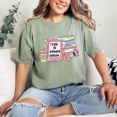 I'm a Kindle Girlie Graphic Tee-Womens-Authentically Radd Women's Online Boutique in Endwell, New York