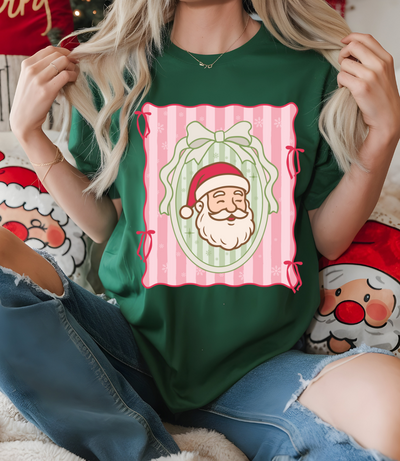 Jolly Bow Graphic Tee and Sweatshirt-Womens-Authentically Radd Women's Online Boutique in Endwell, New York