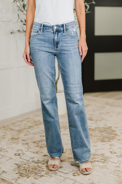 Lorena Mid Rise Vintage Wash Bootcut Jeans-Womens-Authentically Radd Women's Online Boutique in Endwell, New York