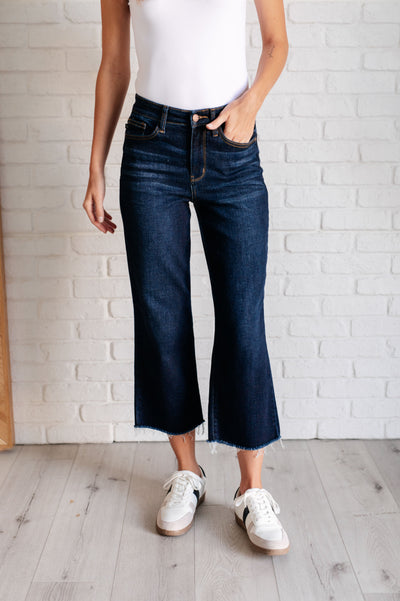 Madeline High Rise Cropped Wide Leg Jeans-Womens-Authentically Radd Women's Online Boutique in Endwell, New York