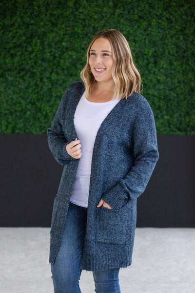 Madison Cozy Cardigan - Midnight Skies-Authentically Radd Women's Online Boutique in Endwell, New York