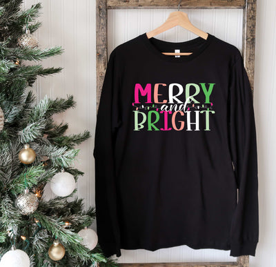 Merry & Bright Long Sleeve-Authentically Radd Women's Online Boutique in Endwell, New York