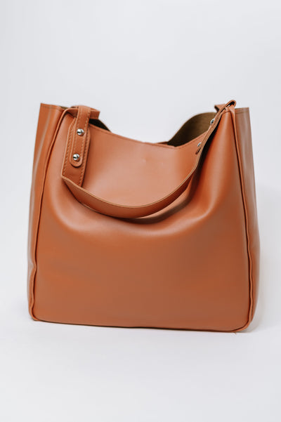 My Whole Life Shoulder Bag in Camel-Womens-Authentically Radd Women's Online Boutique in Endwell, New York