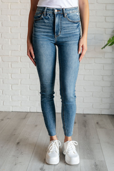 Nicole Tummy Control Skinny Jeans in Vintage Wash-Denim-Authentically Radd Women's Online Boutique in Endwell, New York