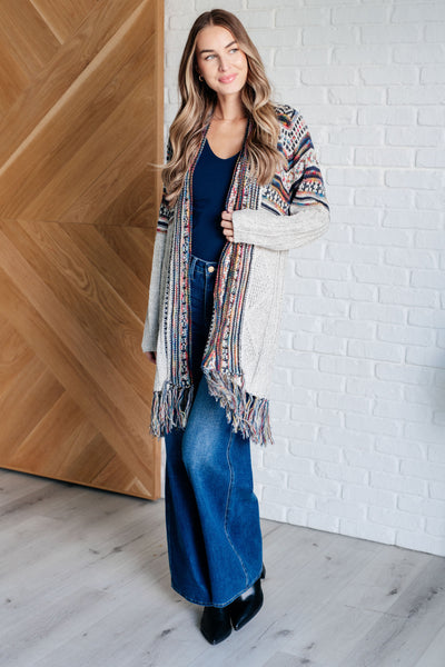 Oh So Lucky Fringe Cardigan-Layers-Authentically Radd Women's Online Boutique in Endwell, New York