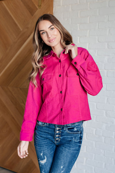 Perfect Pop of Pink Jacket-Layers-Authentically Radd Women's Online Boutique in Endwell, New York