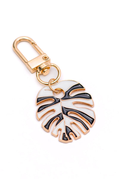 Plant Lover Monstera Keychain-Accessories-Authentically Radd Women's Online Boutique in Endwell, New York