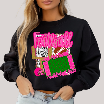 Preppy Stadium in Black Sweatshirt-Womens-Authentically Radd Women's Online Boutique in Endwell, New York