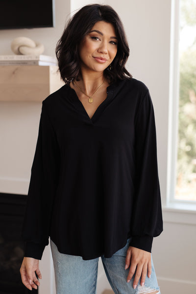 Relatively Relatable V-Neck Top-Tops-Authentically Radd Women's Online Boutique in Endwell, New York