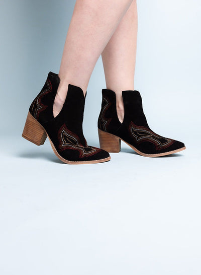 Journee Ankle Boots in Black-Shoes-Authentically Radd Women's Online Boutique in Endwell, New York