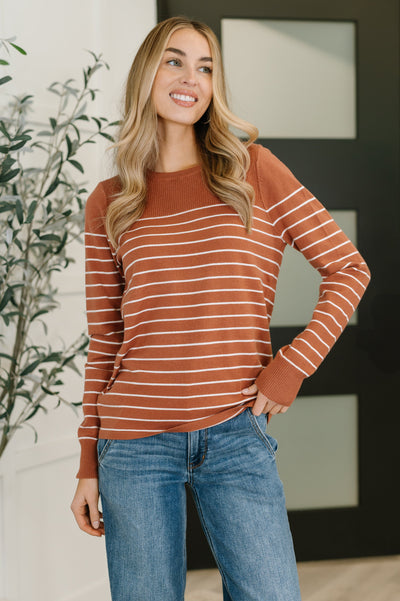Rust Revival Long Sleeve Knit Top-Womens-Authentically Radd Women's Online Boutique in Endwell, New York