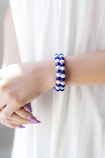 Blue Horizon Crystal Bracelet-Authentically Radd Women's Online Boutique in Endwell, New York