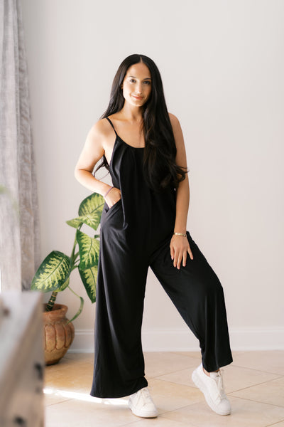 Midnight Flow Jumpsuit-Authentically Radd Women's Online Boutique in Endwell, New York