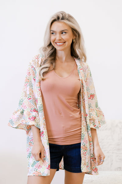 Sweet Bloom Kimono-Authentically Radd Women's Online Boutique in Endwell, New York