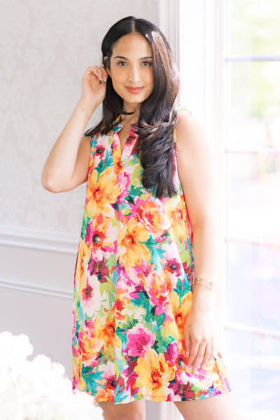 Tropical Bloom Dress-Authentically Radd Women's Online Boutique in Endwell, New York