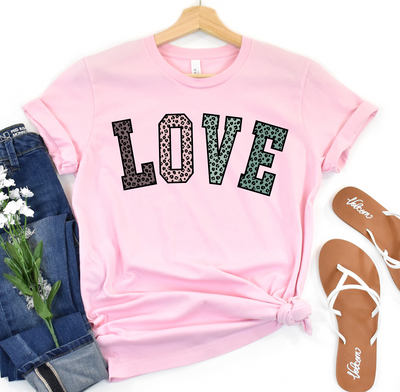 LOVE PINK TEE-Graphic Tee-Authentically Radd Women's Online Boutique in Endwell, New York