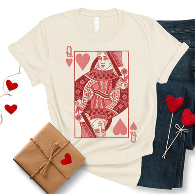 Queen of Hearts-Graphic Tee-Authentically Radd Women's Online Boutique in Endwell, New York