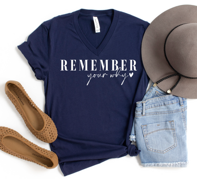 Remember your why-Graphic Tee-Authentically Radd Women's Online Boutique in Endwell, New York