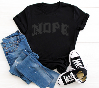 (PUFF INK) NOPE-Graphic Tee-Authentically Radd Women's Online Boutique in Endwell, New York