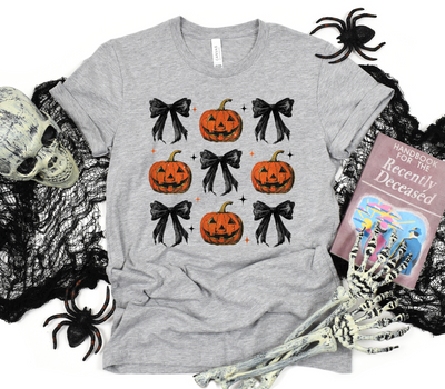 PUMPKINS & BOWS-Graphic Tee-Authentically Radd Women's Online Boutique in Endwell, New York