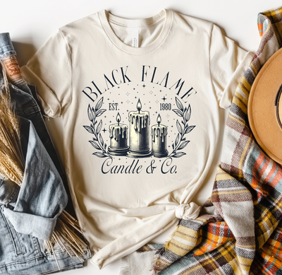 Black Flame Candle & Co.-Graphic Tee-Authentically Radd Women's Online Boutique in Endwell, New York